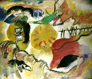 Wassily Kandinsky improviseation 27,garden of lov oil painting artist